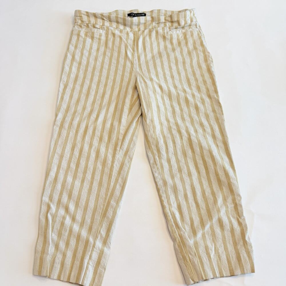 Zac and Rachel Size 14 The Ultimate Fit Capri pants Gold/Neutral (A0132)